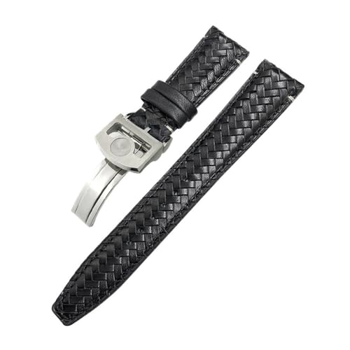 [ȓX] J[uGhDvoh 20 ~[g 21 ~[g 22 ~[g Fit For IWC |gM[[ɓK pCbg̃n~gɓK WYuɓK U[vXgbv(Black Silver Buckle1