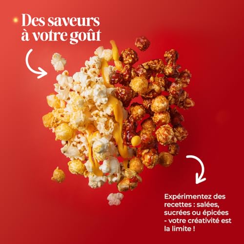 Machine à popcorn vintage pour un en-cas sain et rapide - 5