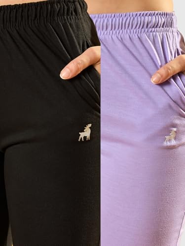 Image of Modeve Women Solid Cotton Blend Capri for summer|| Summer Wear