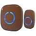 SadoTech Model C Wireless Doorbell Operating at over 500-feet Range with Over 50 Chimes, No Batteries Required for Receiver, (Brown), Fixed Code C Series