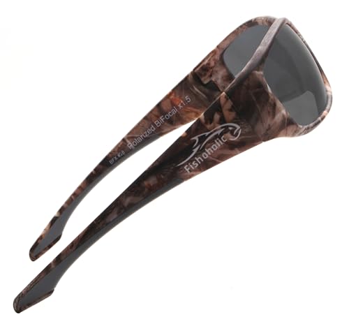 Fishoholic Polarized Bi-Focal Fishing Sunglasses UV400