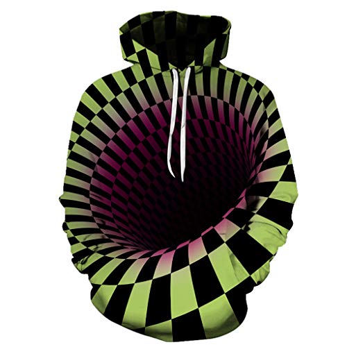 Lenfesh Hommes Femmes Mode Impression 3D Couples À Manches Longues Hoodies Top Blouse Chemises