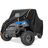 KEMIMOTO UTV Cover, All-Weather Protection UTV Cover Two Seater Compatible with Polaris Ranger 570 500 CFMOTO Zforce 800 2-3 Seaters 118' x 69' x 58'