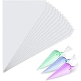 KJOET 100枚 絞り袋 製菓用 使い捨て 丈夫 クリーム絞り袋 厚手 PEポリエチレン 使い捨て 出し袋 生クリーム しぼ 業務用 ペストバッグ キッチン お菓子作り 洋菓子 ドーナツ ホイップ チョコレート シュー デコレーション用品 製菓用 PEポリエチレン しぼ 21x34cm