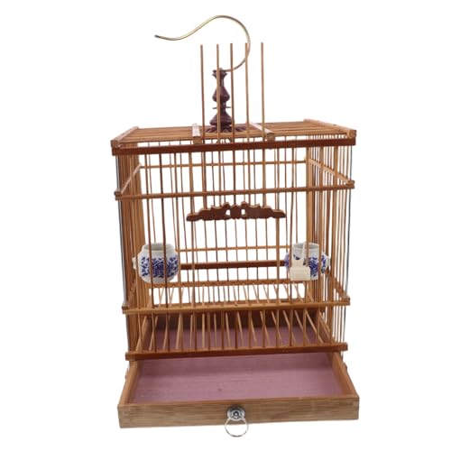 Cage à oiseaux carbonisé UKCOCO pour chardonneret et zosterops