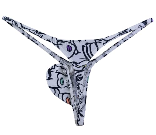 Mens Bulge Pouch G-String Cotton Thong Underwear WSS1222