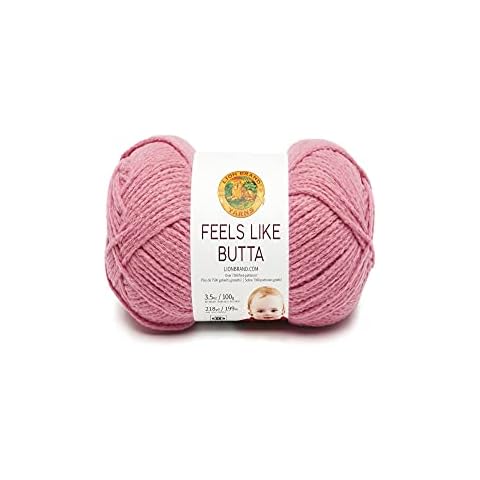 Lion Brand Yarn 215-140 Feels Like Butta Yarn, Dusty Pink, One Skein Cover