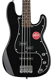 Squier by Fender Affinity Series Precision Beginnger Electric Bass - PJ - Black