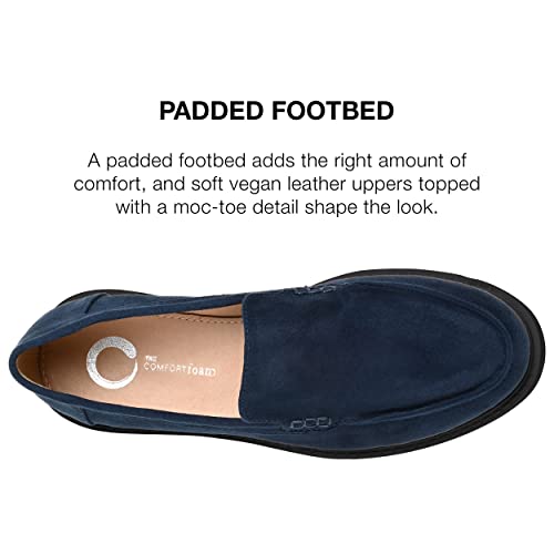 Image of Journee Women's Comfort System Erika Medium and Wide Width Loafer