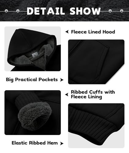 Image of SWISSWELL Unisex Boys Girls Fleece Hoodie Sherpa Lined Jacket Zip Up Hooded Sweatshirt Winter Outerwear for Kids