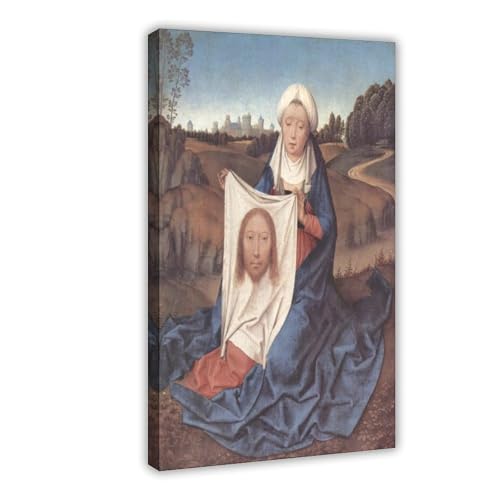 Toile Saint Veronica Hans Memling cadre pour mur vide 50x75