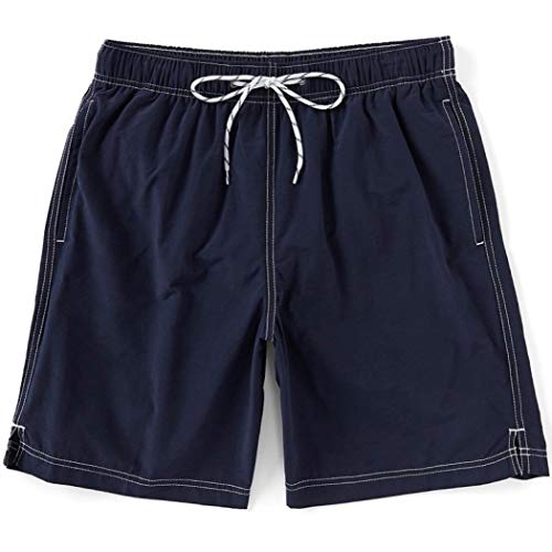 Roundtree & Yorke Men's Big & Tall Quick Dry Swim Trunks with Mesh Lining