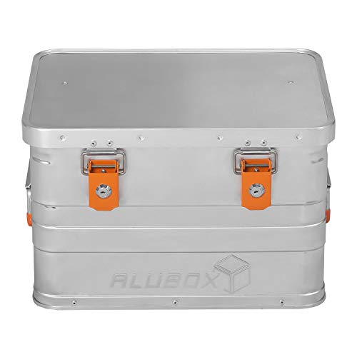 ALUBOX B29 - Aluminium Transportbox 29 Liter Alukiste mit Gummidichtung - Inhalt vor Staub und Spritzwasser geschützt, abschließbar