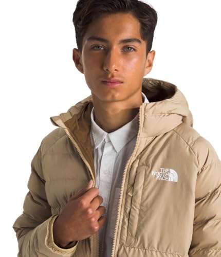 THE NORTH FACE Boys Reversible Perrito Hooded Jacket | Waterproof Winter Puffer Coat, Lightweight Outerwear for Travel4