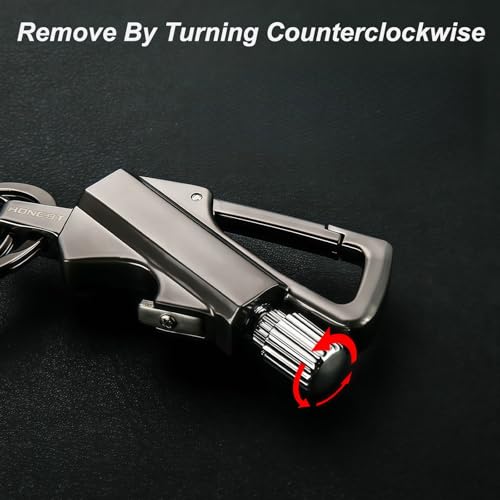Encendedor llavero 2 piezas multitool compacto miniatura 4