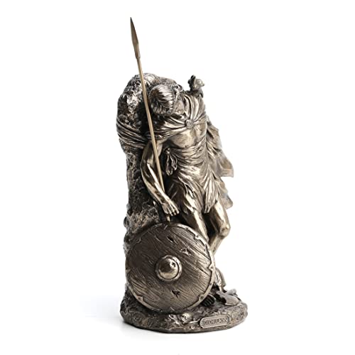 Estatua Guerrero Cu Chulainn Bronze 8 Inch miniatura 2