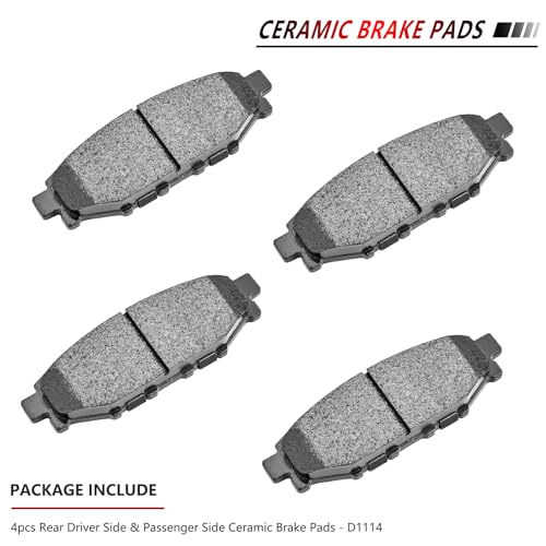 JLEO D929 D1114 Front Rear Brake Pads