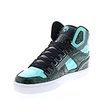 Clone Osiris Zapatillas Clone Skate para hombre, Verde Azulado-Negro, 41.5 EU