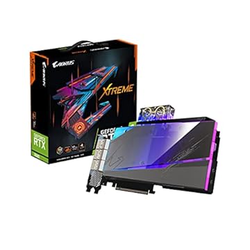 GIGABYTE Placa de vídeo AORUS GeForce RTX 3080 Xtreme Waterforce WB 10G (REV 2.0), sistema de resfriamento de bloco de água WaterForce, LHR, 10GB 320-bit GDDR6X, GV-N3080AORUSX WB-10GD REV2.0