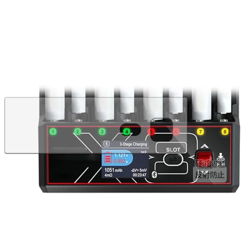 Kayo&Karin �t�B���� HITEC AA/AAA Charger X8 Advanced EX Pro ������ �ی�t�B���� �K���X�t�B���� (�ɔ� �t�@�C�o�[) ���˒ጸ ���{��