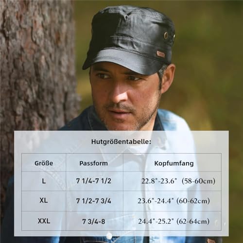 Foto von Comhats Herren Military Army Cap Sonnen Wandernhut Sport Baseballcap Army Grün L