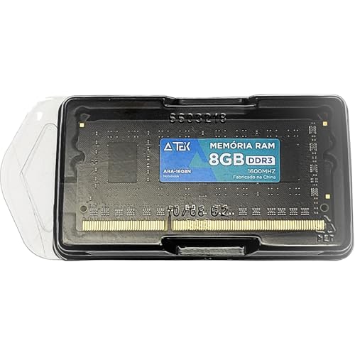 Memória DDR3 8GB 1600MHz para Notebook Formato SO-DIMM - Alto Desempenho