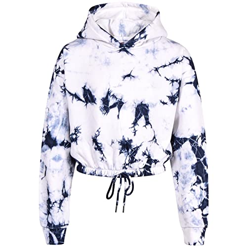 Survêtement tie dye marine filles 11-12 ans avec jogging à capuche