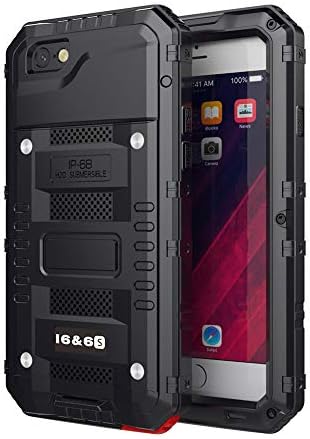 Beeasy iPhone 11 Pro Max Case Black, Waterproof Shockproof Tough Heavy Duty, with Built-in Screen Protector 360 Degree Full Body Military Protective, Drop Proof Metal Cover for Outdoor Sport