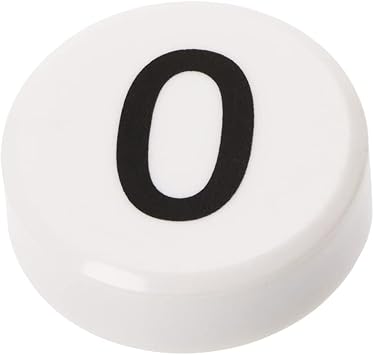 Tupalizy Round 0-9 Number Refrigerator Magnets Fridge Whiteboard Magnetic Pins Stickers Kitchen Home Office School Crafts, 10PCS (White)