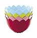Zak Designs 2174-J370 Lotus Set de 4 Bols Emboitables Sorbet 13 cm