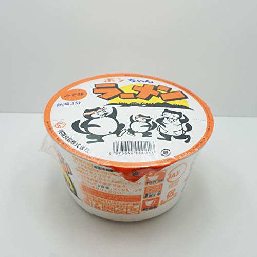 Amazon.co.jp: ポンちゃんラーメンカップ味噌×12個 : 食品・飲料・お酒