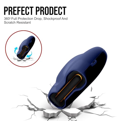 Image of Soft Silicone Case Cover Compatible for GoBoult Audio UFO | GoBoult Astra | GoBoult Mustang Torq (Blue)