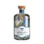 Arcipelago | Gin Italiano da 700ml Vol 42% Idea Regalo - Distillato con 7 Botaniche - Sapore con Note di Limone dell’Elba ed Elicriso di Capraia - Ideale per Gin Tonic e Cocktail – Made in Italy 100%