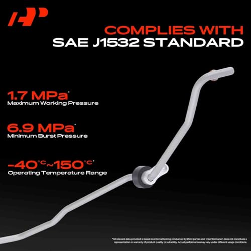 A-Premium Outlet Automatic Transmission Oil Cooler Line Hose Assembly Compatible with Chevrolet Cruze 2011-2014 & Buick Cascada 2016-2019, 1.4L 1.6L Replace# 13324826 by A-Premium - Used condition - Image 4