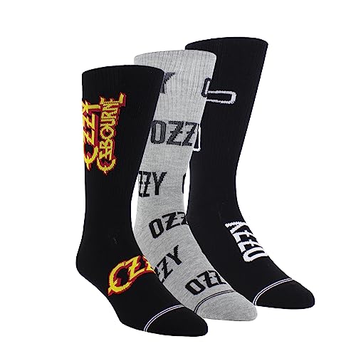 Chaussettes Ozzy Osbourne Flash Popup multicolores en lot de 3 paires taille unique