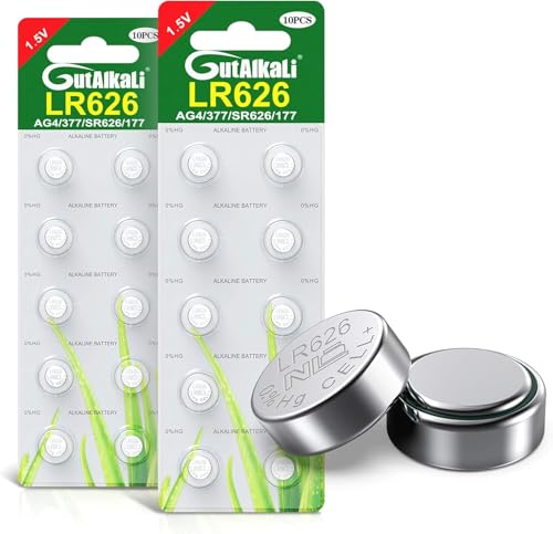 20 Stuck AG4 LR/377/SR626/177 LR626 Blister