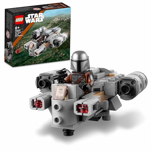 75321 Star Wars Microfighter Razor Crest, Playset con Cannoniera Mandalorian e Minifigure per Bambini dai 6 Anni in su - Lego - Immagine 1