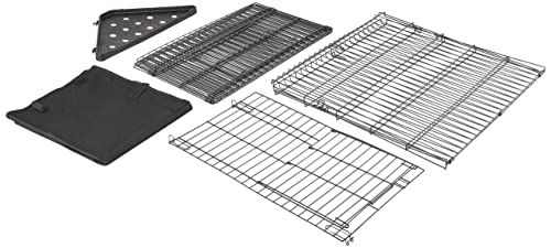 Amazon Basics Canvas Bottom Dual Habitat Pet Cage with Divider Set - 120.7 x 62.2 x 36.2cm, Black by Amazon Basics - Image 6