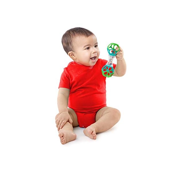 Bright Starts Oball Easy Grasp Shaker Rattle BPA-Free Infant Toy – Bild 7