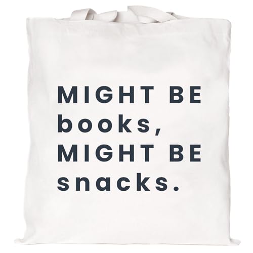 Teeglow Book Lovers Gifts Canvas Tote Bags for Women Gifts for Book Lovers Cute Tote Bag Bookish...
