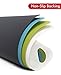 Dexas Heavy Duty Cutting Board Grippmat, Flexible Cutting Boards for Kitchen, Set of 4, Non Slip Plastic Board Cutting Mat 11.5 by 14 inches, Gray, Turquoise, White, Green Set Kitchen Gadgets