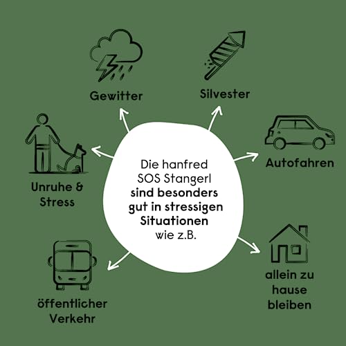 SOS Big Pack Stangerl Wild, Hundesnack mit Kräuterpulver, Snack für Hunde, Futterergänzung, getreidefrei, bei Unruhe, gegen Stress, 3 x 130g