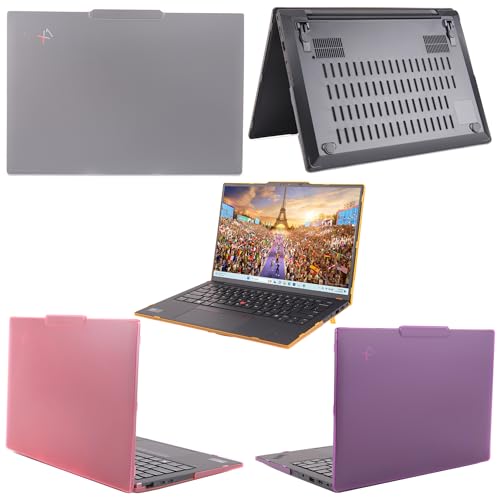 Image of mCover Hard Case ONLY Compatible for 2024-2025 14 inch Lenovo ThinkPad X1 Carbon Gen 12 /13 Windows Notebook PC (with 180-degree Hinge, NOT Fitting Any Other Lenovo Models) - Clear