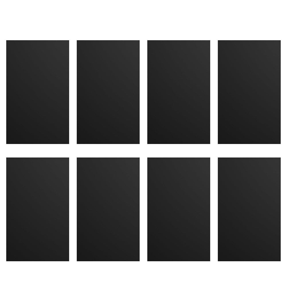 Tiras protectoras para postes de madera con película de butilo negra de 3x3 a 4x4 pulgadas paquete de 8