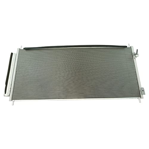 Image of TRQ A /C Condenser and Receiver Drier Assembly Compatible with 2013 Honda FIT EV 2010-2014 Honda Insight 2011-2016 CR-Z 2014 FIT