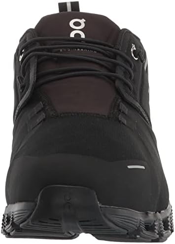 ON Mens Cloud 5 Waterproof Textile Synthetic All Black Trainers 14 US | Image 1
