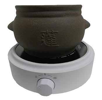 Amazon.co.jp: 素焼き、黄土よもぎ蒸し専用黄土壺、素焼き黄土壺