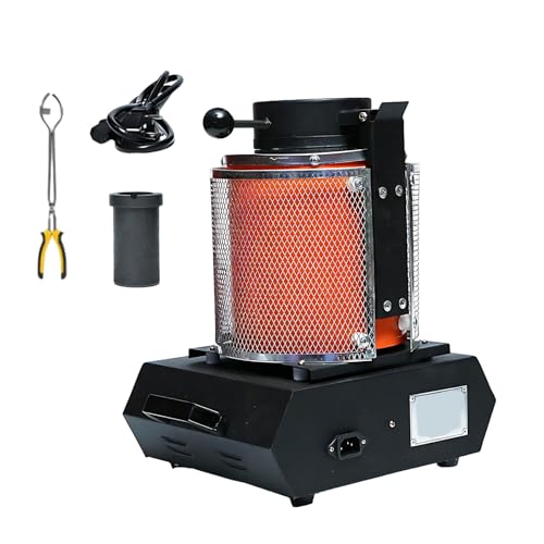 Horno de fusión eléctrico para oro, cobre y aluminio con kit de fundición 2