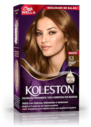 Tintura Koleston 53 Castanho Ouro