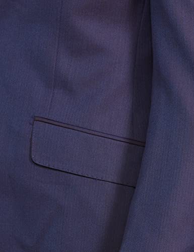 Image of Raymond Wool Men's Full Sleeve Contemporary FIT Dark Violet Formal Suit